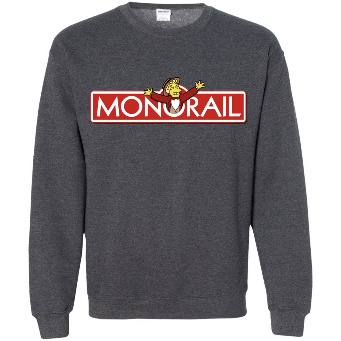 Sweatshirts Dark Heather / S Monorail Crewneck Sweatshirt