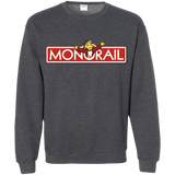Sweatshirts Dark Heather / S Monorail Crewneck Sweatshirt