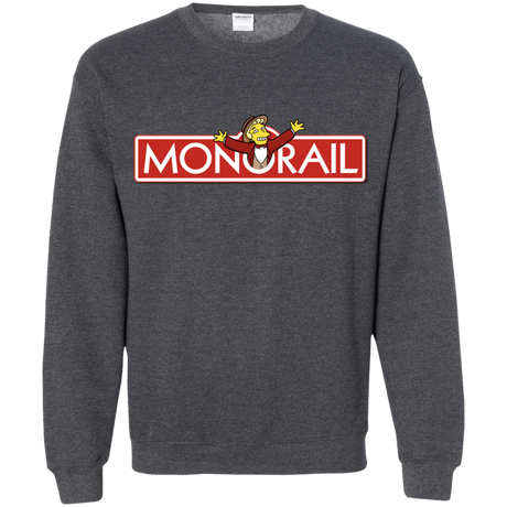 Sweatshirts Dark Heather / S Monorail Crewneck Sweatshirt