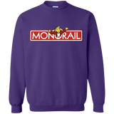 Sweatshirts Purple / S Monorail Crewneck Sweatshirt