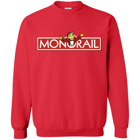 Sweatshirts Red / S Monorail Crewneck Sweatshirt