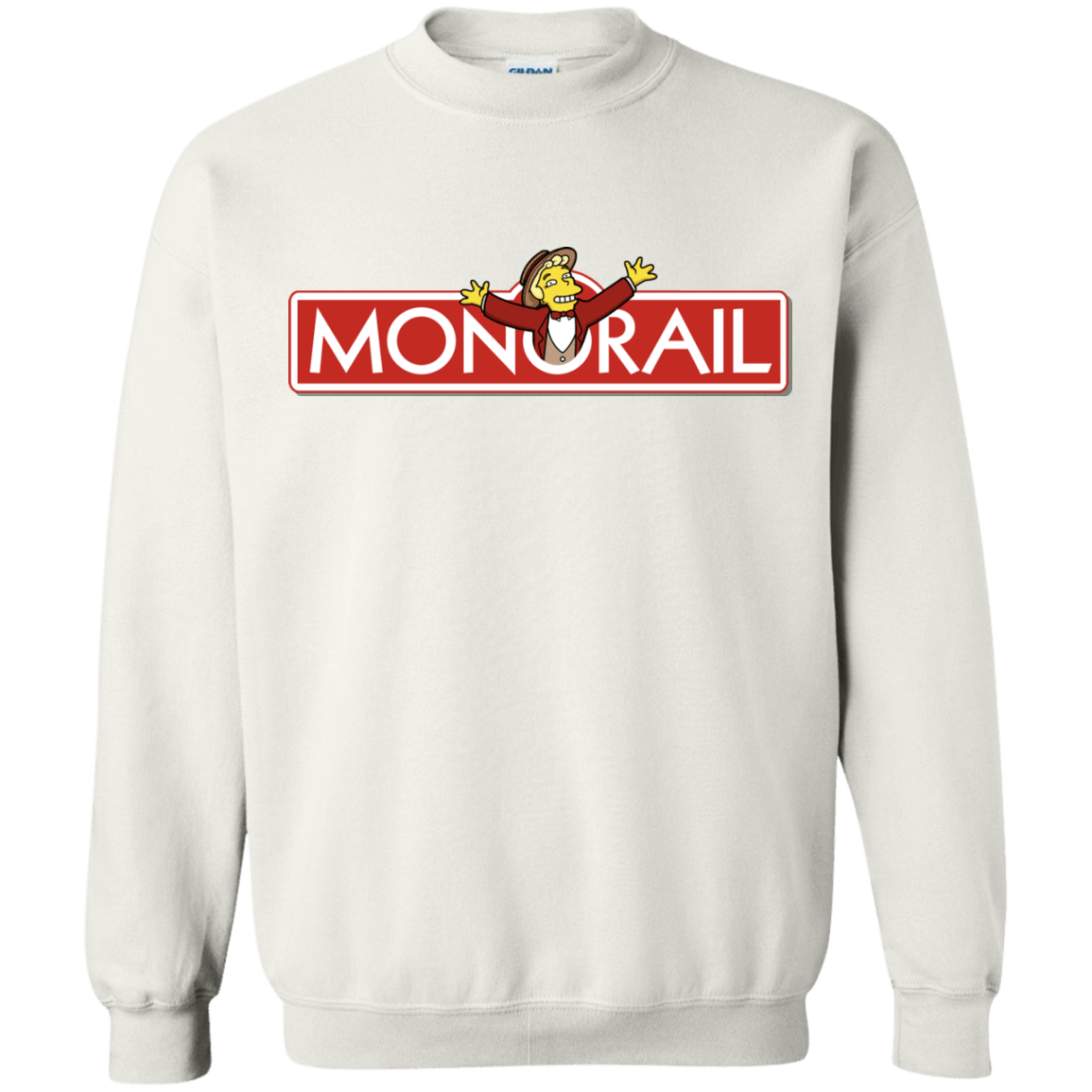 Sweatshirts White / S Monorail Crewneck Sweatshirt