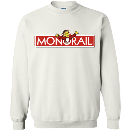 Sweatshirts White / S Monorail Crewneck Sweatshirt