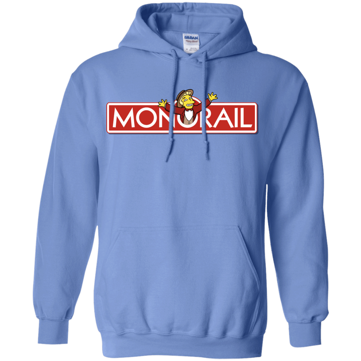 Sweatshirts Carolina Blue / S Monorail Pullover Hoodie