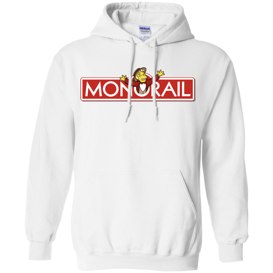 Sweatshirts White / S Monorail Pullover Hoodie