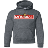 Sweatshirts Dark Heather / YS Monorail Youth Hoodie