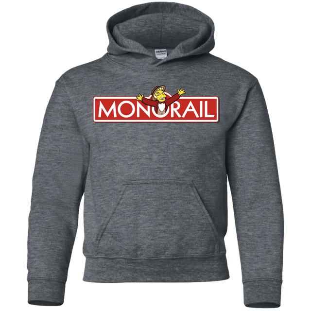 Sweatshirts Dark Heather / YS Monorail Youth Hoodie