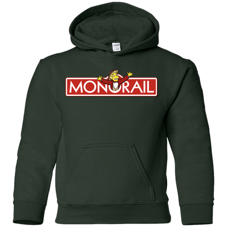 Sweatshirts Forest Green / YS Monorail Youth Hoodie