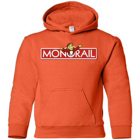 Sweatshirts Orange / YS Monorail Youth Hoodie
