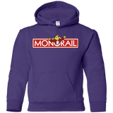Sweatshirts Purple / YS Monorail Youth Hoodie