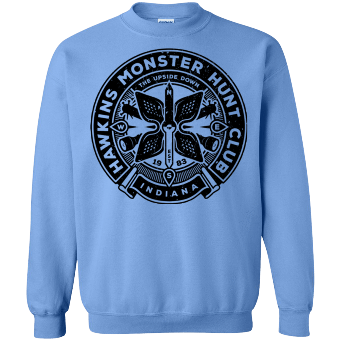 Sweatshirts Carolina Blue / Small Monster Hunt Club Crewneck Sweatshirt