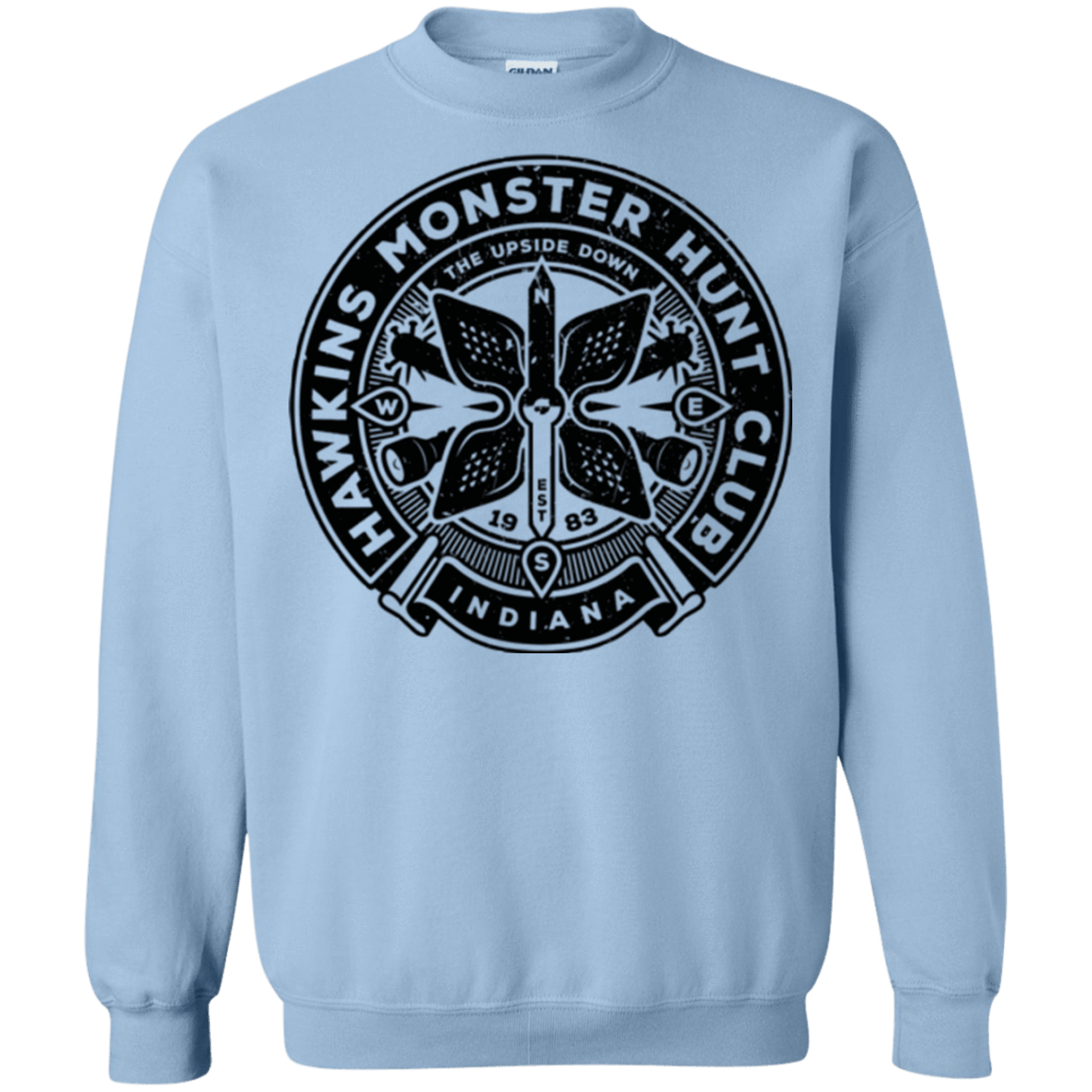 Sweatshirts Light Blue / Small Monster Hunt Club Crewneck Sweatshirt