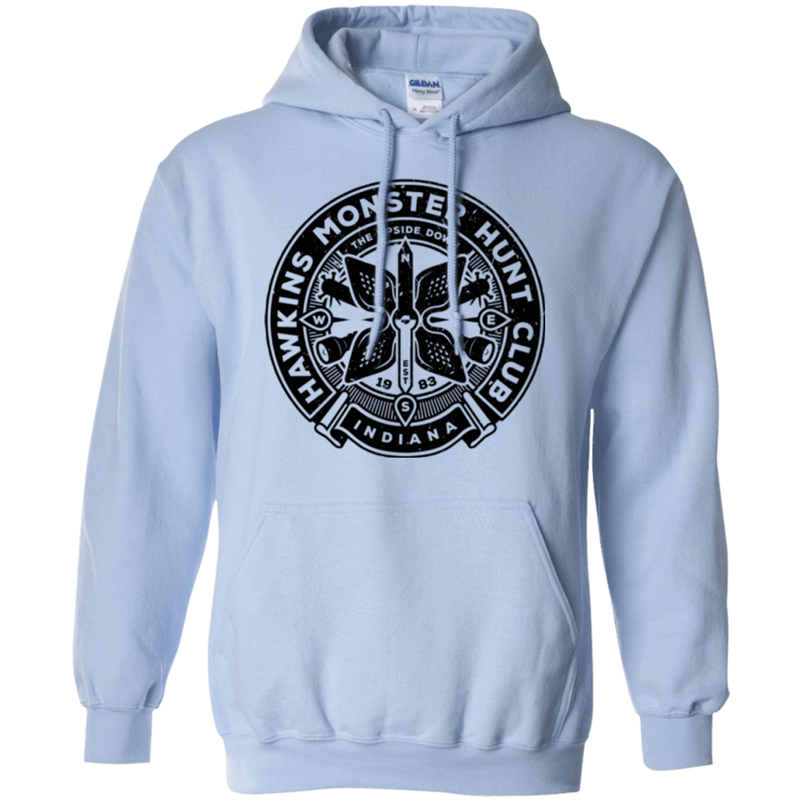 Sweatshirts Light Blue / Small Monster Hunt Club Pullover Hoodie