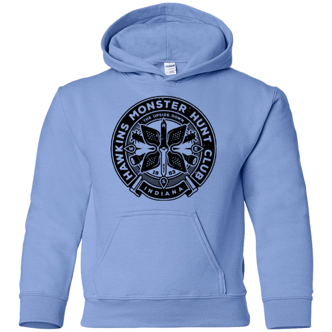 Sweatshirts Carolina Blue / YS Monster Hunt Club Youth Hoodie