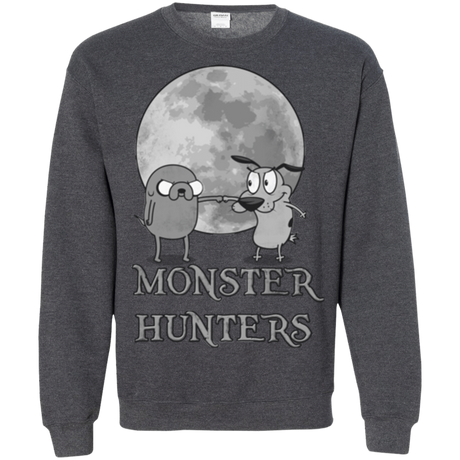Sweatshirts Dark Heather / Small Monster Hunters Crewneck Sweatshirt