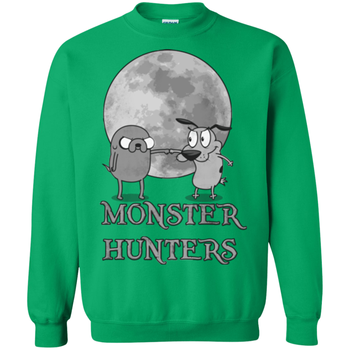 Sweatshirts Irish Green / Small Monster Hunters Crewneck Sweatshirt