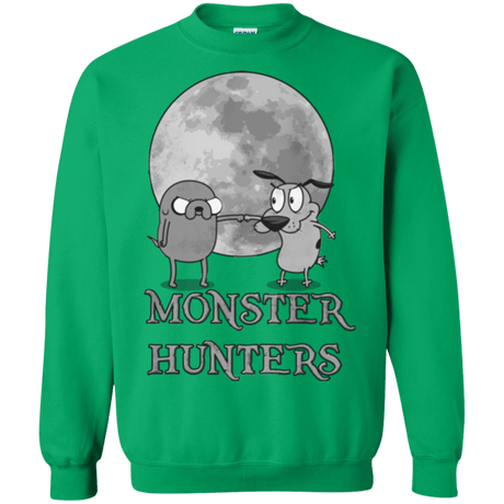 Sweatshirts Irish Green / Small Monster Hunters Crewneck Sweatshirt