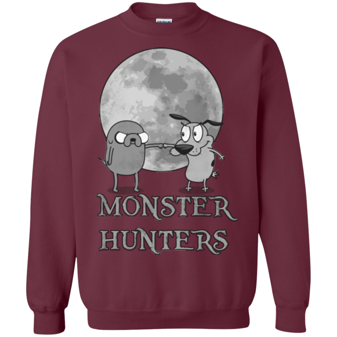 Sweatshirts Maroon / Small Monster Hunters Crewneck Sweatshirt