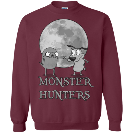 Sweatshirts Maroon / Small Monster Hunters Crewneck Sweatshirt