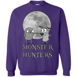 Sweatshirts Purple / Small Monster Hunters Crewneck Sweatshirt