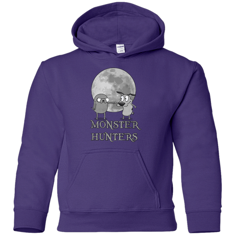 Sweatshirts Purple / YS Monster Hunters Youth Hoodie