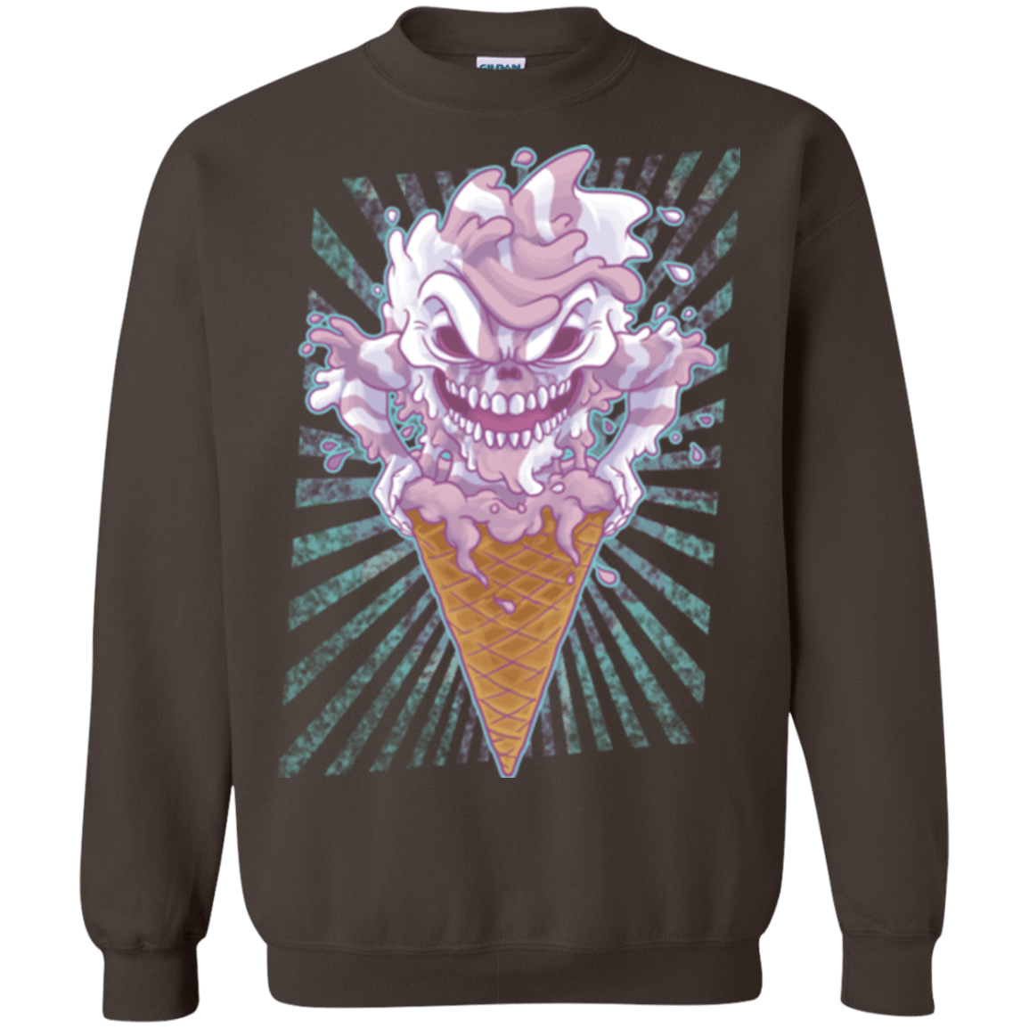 Sweatshirts Dark Chocolate / Small Monster Ice Cream Crewneck Sweatshirt