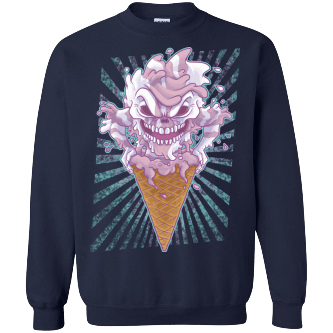 Sweatshirts Navy / Small Monster Ice Cream Crewneck Sweatshirt