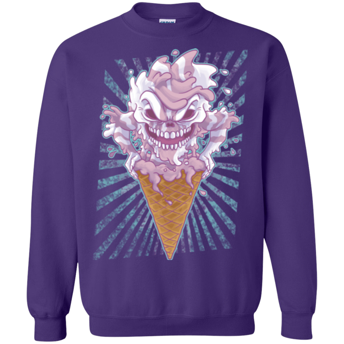 Sweatshirts Purple / Small Monster Ice Cream Crewneck Sweatshirt