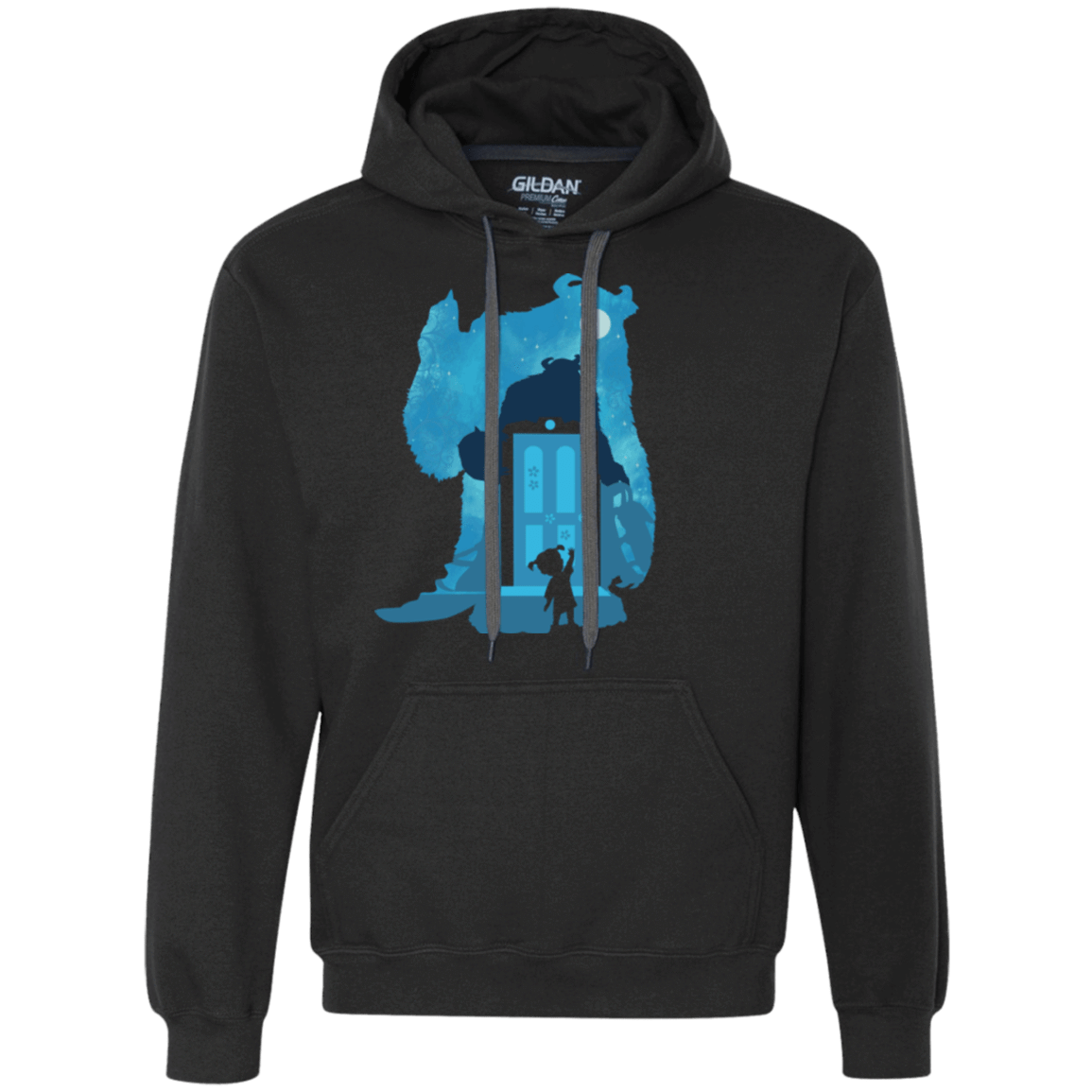 Sweatshirts Black / S Monster Portrait Premium Fleece Hoodie