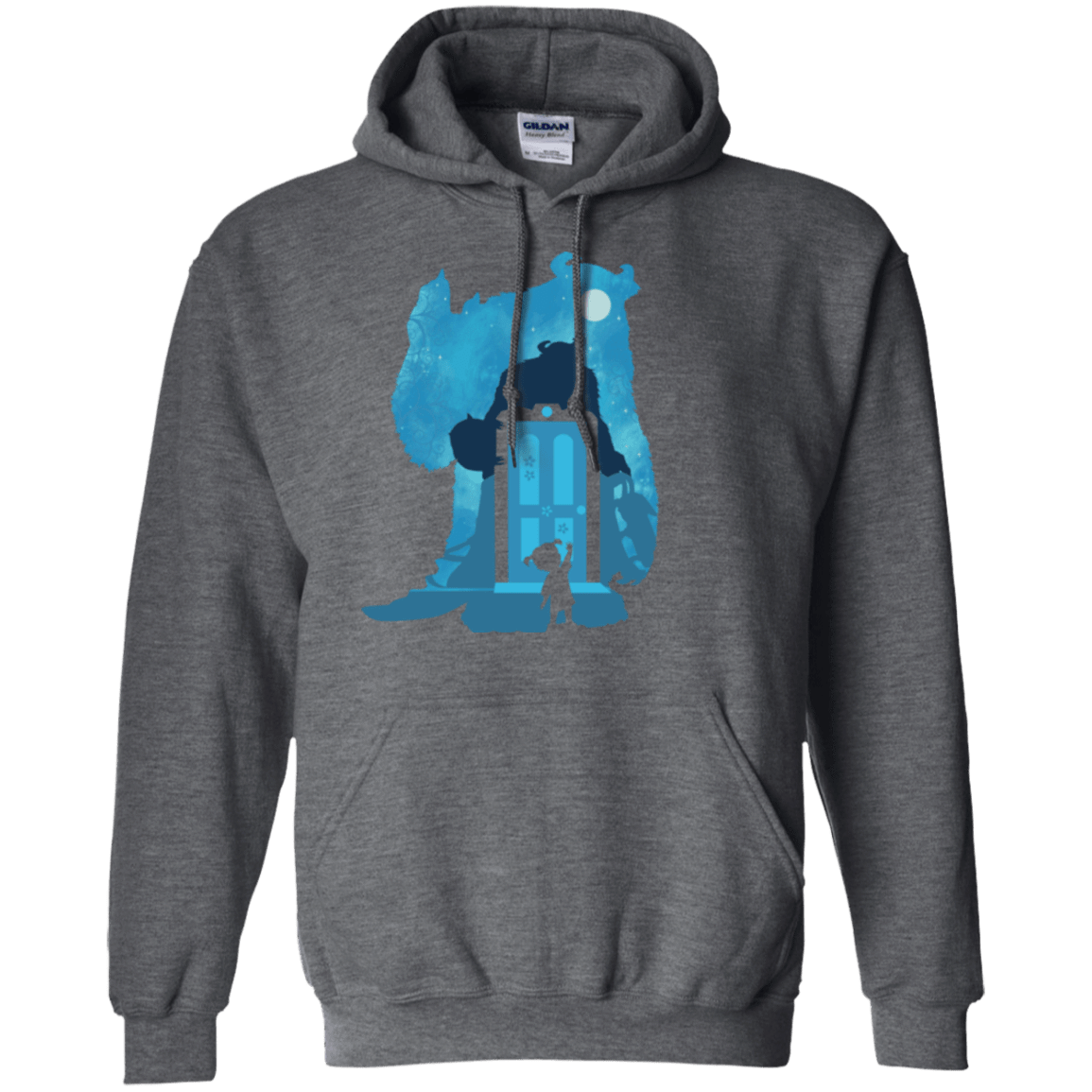 Sweatshirts Dark Heather / S Monster Portrait Pullover Hoodie