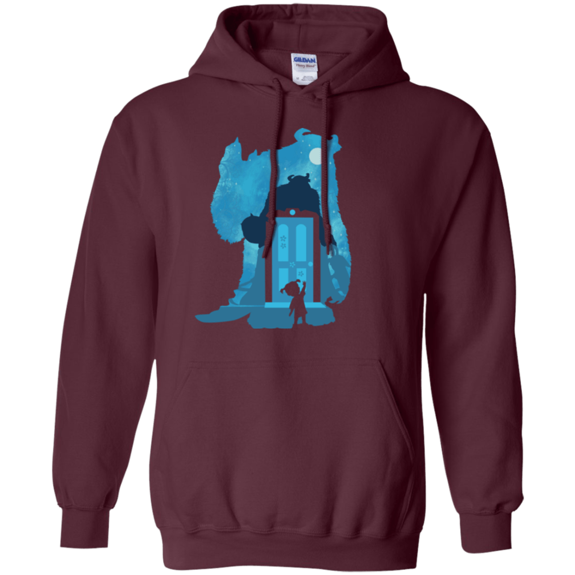 Sweatshirts Maroon / S Monster Portrait Pullover Hoodie