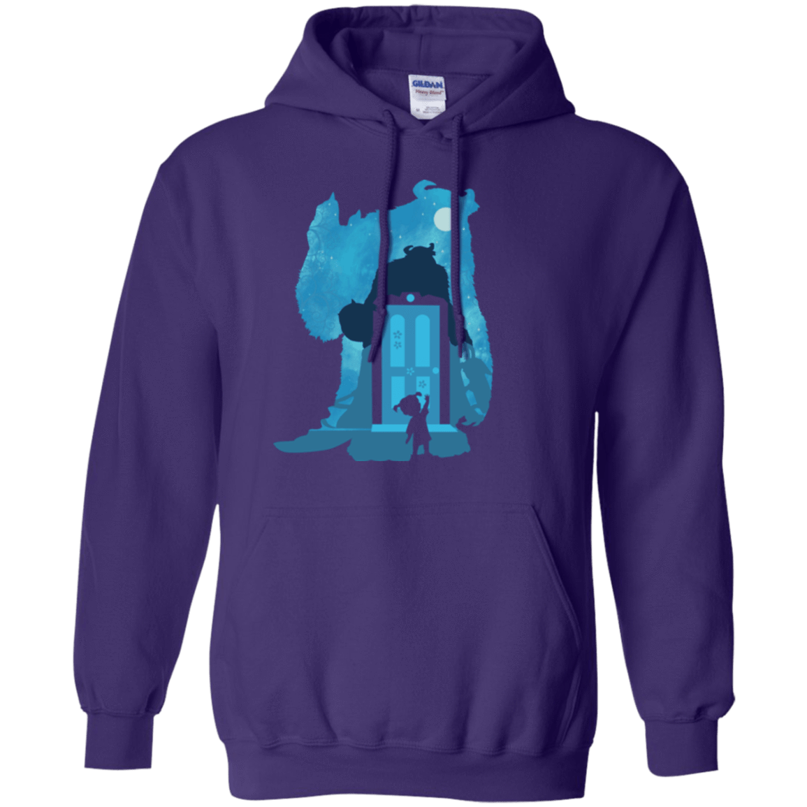 Sweatshirts Purple / S Monster Portrait Pullover Hoodie