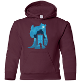 Sweatshirts Maroon / YS Monster Portrait Youth Hoodie