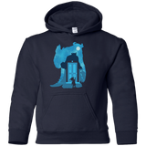 Sweatshirts Navy / YS Monster Portrait Youth Hoodie
