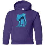 Sweatshirts Purple / YS Monster Portrait Youth Hoodie