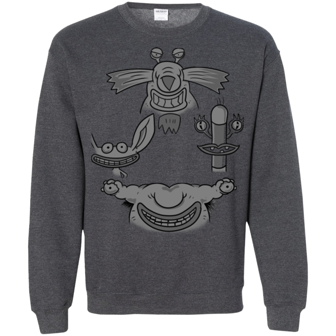 Sweatshirts Dark Heather / S MONSTER RHAPSODY Crewneck Sweatshirt