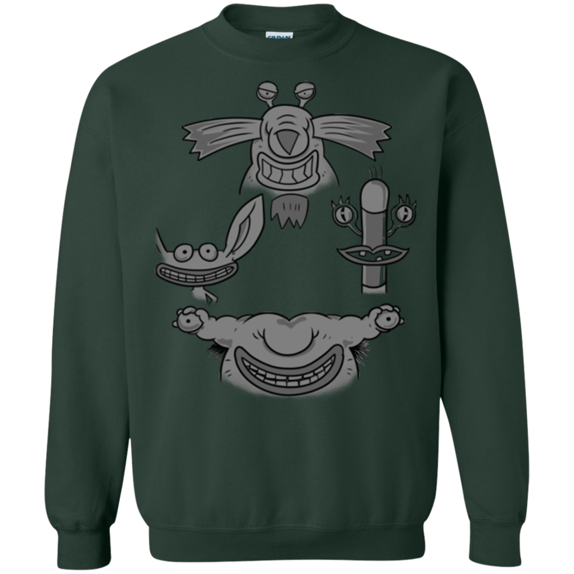 Sweatshirts Forest Green / S MONSTER RHAPSODY Crewneck Sweatshirt
