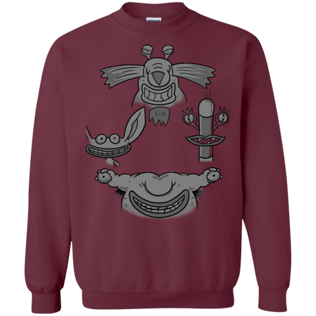 Sweatshirts Maroon / S MONSTER RHAPSODY Crewneck Sweatshirt
