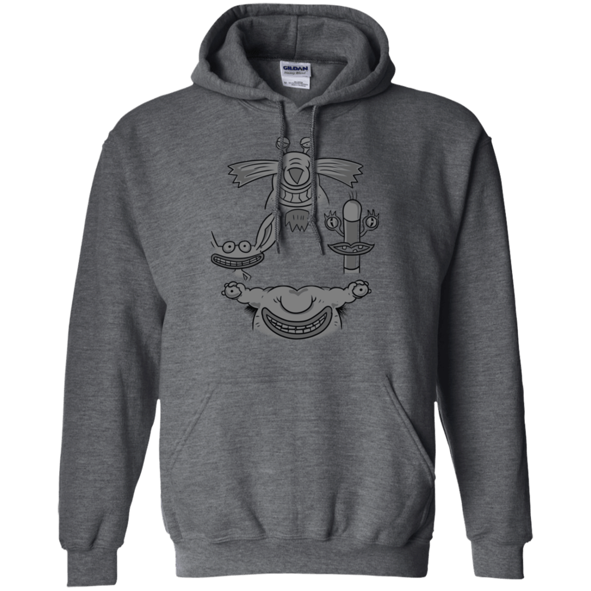 Sweatshirts Dark Heather / S MONSTER RHAPSODY Pullover Hoodie