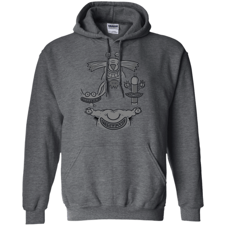 Sweatshirts Dark Heather / S MONSTER RHAPSODY Pullover Hoodie