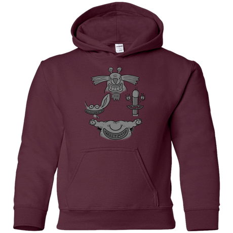 Sweatshirts Maroon / YS MONSTER RHAPSODY Youth Hoodie