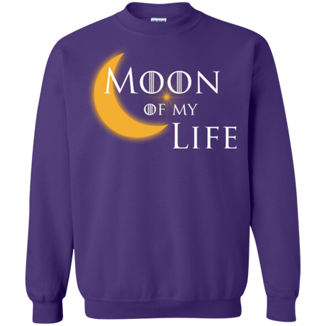 Sweatshirts Purple / Small Moon of my Life Crewneck Sweatshirt