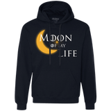 Sweatshirts Navy / Small Moon of my Life Premium Fleece Hoodie