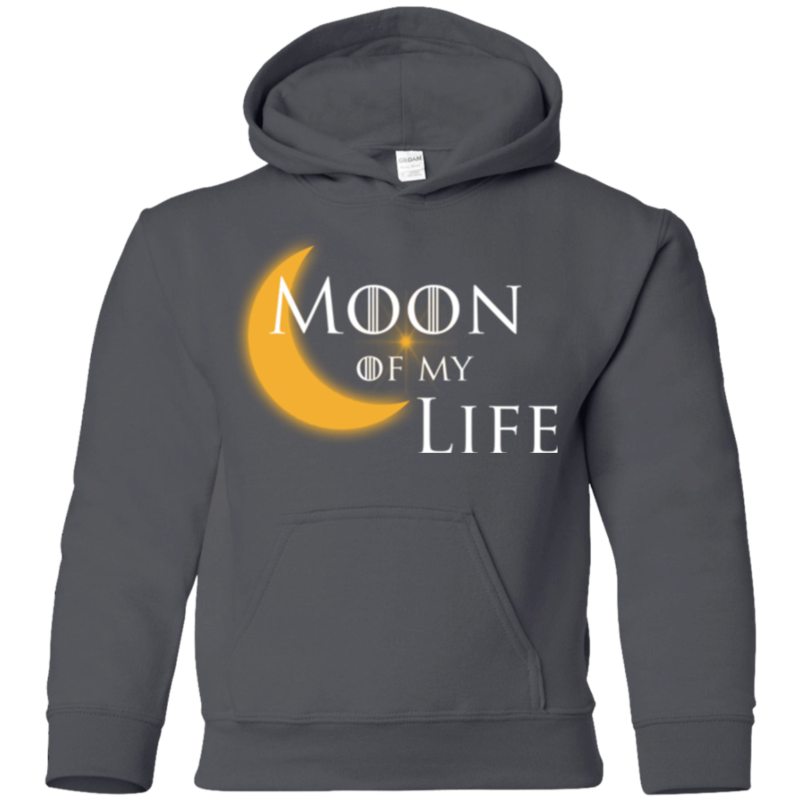 Sweatshirts Charcoal / YS Moon of my Life Youth Hoodie