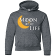 Sweatshirts Dark Heather / YS Moon of my Life Youth Hoodie
