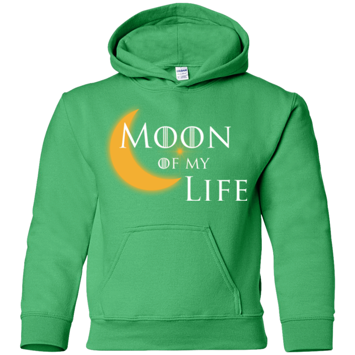 Sweatshirts Irish Green / YS Moon of my Life Youth Hoodie