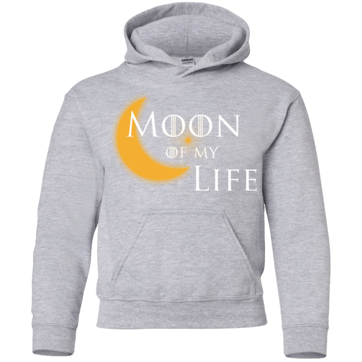 Sweatshirts Sport Grey / YS Moon of my Life Youth Hoodie