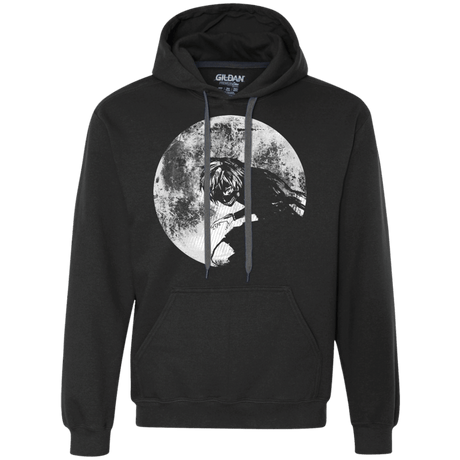 Sweatshirts Black / S Moon Premium Fleece Hoodie
