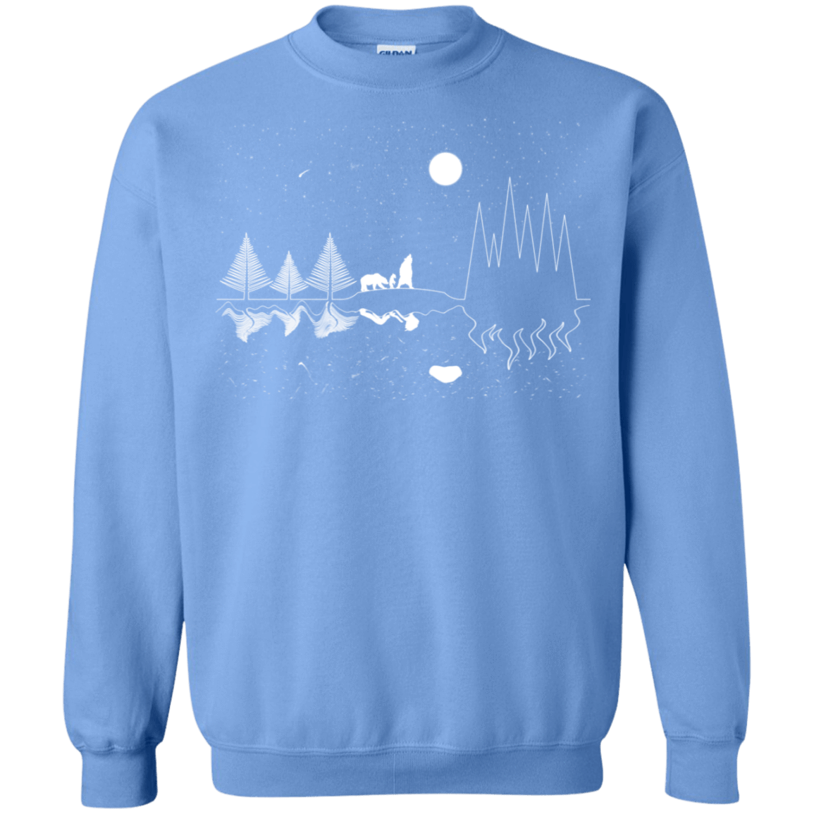 Sweatshirts Carolina Blue / S Moonlit Travels Crewneck Sweatshirt