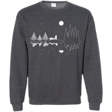 Sweatshirts Dark Heather / S Moonlit Travels Crewneck Sweatshirt